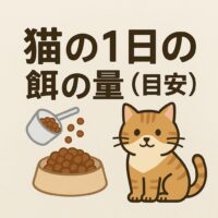 【与えすぎNG】猫さんの1日のエサの量は？目安を解説